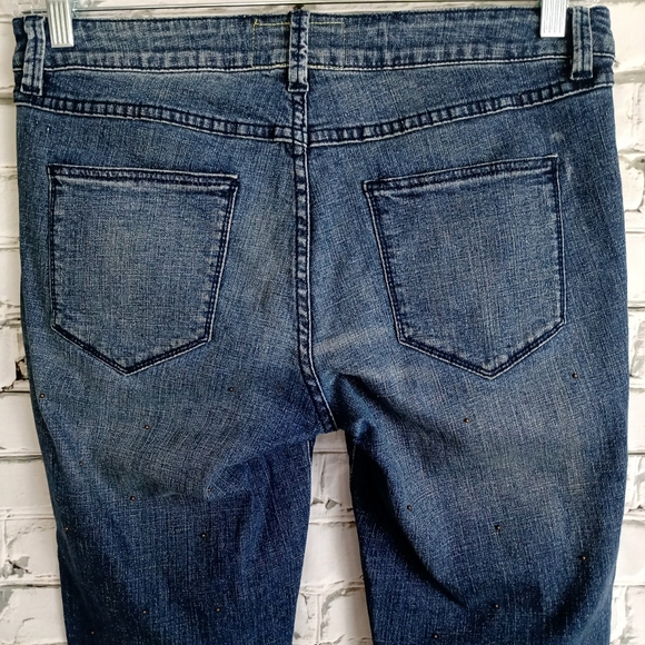 BCBGeneration Embellished Jeans Capris Size 26 - Picture 3 of 11